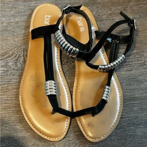 Bar III women’s black open toe sandals size 11
